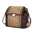 Mkf Collection By Mia K. MKF Collection by Mia K. MKF-X590BR Jamilah Cross-body Bag; Brown MKF-X590BR